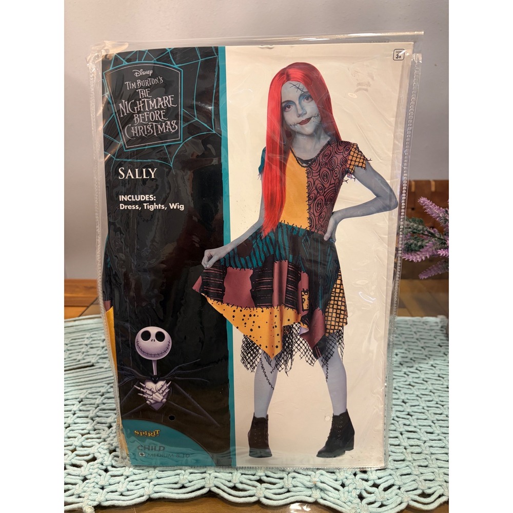 Sally - Nightmare Before Christmas - Spirit Halloween - New size Med kids